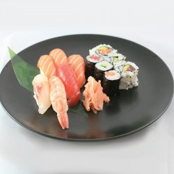 Trio 6 Sushi, 3 Maki, 3 California Mix